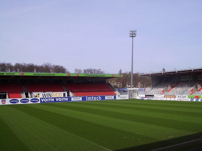 Das Stadion in Heidenheim