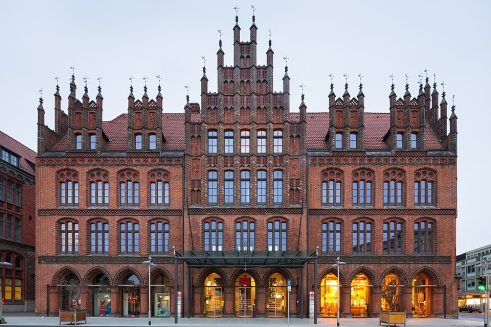 Irgendein olles Haus in Hannover mit so Giebeln.